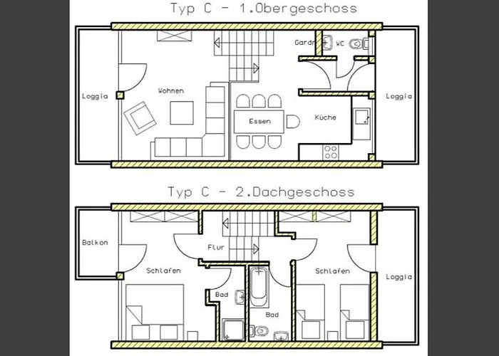 Gemutliche 93m2fewo Mit 2 Schlafzimmern Und Seitlichem Seeblick Vom Balkon Holiday home *